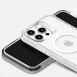 Захисний чохол Vokamo для iPhone 15 Pro з магнітним кільцем блакитний - мініатюра 6