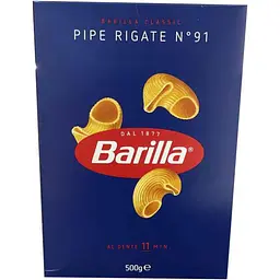 Макарони Barilla Pipe Rigate №91 500 г (8076802085912)