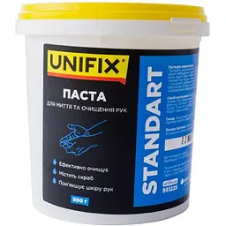 Засіб паста для миття та очищення рук від забруднень Unifix 500 г