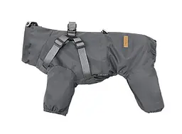 Світловідбивний дощовик-комбінезон для собак Derby R61 Grey Reflective 2XL - мініатюра 3