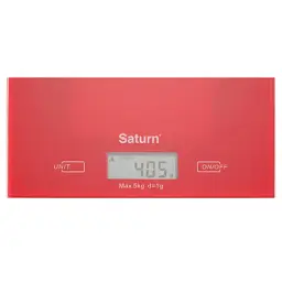 Ваги кухонні Saturn ST-KS7810 Red - мініатюра 2