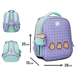 Рюкзак шкільний ортопедичний шкільний каркасний YES Pusheen the Cat H-100 - мініатюра 2