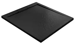 Душовий піддон Rea Grand black 80x100 REA-K4593, Чорний - мініатюра 2