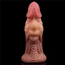 Фалоімітатор Dual-Layered Silicone Nature Cock 7.0'' 18 см коричневий - мініатюра 3
