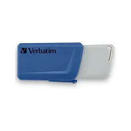 USB флеш накопичувач Verbatim 3x16GB Store 'n' Click Red/Blue/Yellow USB 3.2 (49306) - мініатюра 7