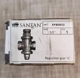 Редуктор тиску Santan 1/2" 3 бар Нікельована латунь 30412 - мініатюра 4