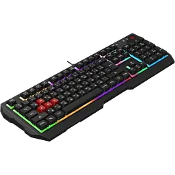 Клавіатура A4Tech Bloody B135N RGB Black (B135N BLOODY (BLACK)) - мініатюра 2