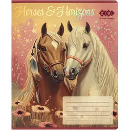 Упаковка зошитів ZiBi Kids Line Horses 24 аркуші в клітинку 20 шт. (ZB25.1770K) - мініатюра 4