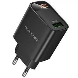 МЗП Borofone BA95A Ilustre QC3.0 (1USB-A) Black
