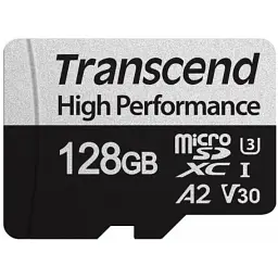 Карта пам'яті Transcend 128GB microSDXC class 10 UHS-I U3 A2 340S (TS128GUSD340S)