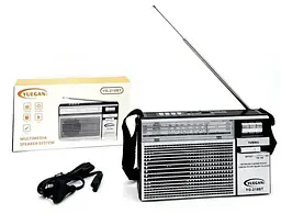 Радіоприймач Yuegan YG-218BT Bluetooth радіо робота від мережі акумулятора батарейок AM/FM/SW MP3 USB/microSD/TF - мініатюра 2