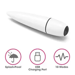 Вібропуля IJOY Rechargeable Power Play White - мініатюра 3