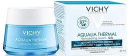 Гель-крем для глибокого зволоження Vichy Aqualia Thermal для нормальної та комбінованої зневодненої шкіри 50 мл - мініатюра 4