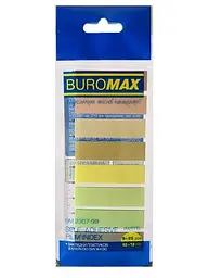Стікери пластикові, 45х12 мм, 8 кольорів по 25 аркушів PASTEL BM.2307-99 Buromax