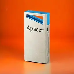 Флешка металева Apacer AH155 64 Gb Usb 3.2 сріблясто синя - мініатюра 3