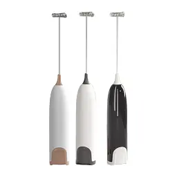 КАПУЧИНАТОР MILK FROTHER ЕЛЕКТРИЧНИЙ ДЛЯ МОЛОКА ЧОРНО-БІЛИЙ - мініатюра 4