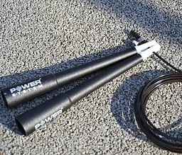 Скакалка швидкісна Power System PS-4033 Crossfit Jump Rope Black 2,8 м (PS-4033_Black) - мініатюра 5