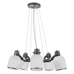 Люстра підвісна Brille для вітальні E27 60W BK (LK-563S/5)