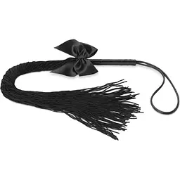 Батіг Bijoux Indiscrets - Lilly - FRinge whip прикрашений шнуром і бантиком, в подарунковій упаковці - мініатюра 2
