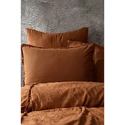Комплект постільної білизни Buldans Burumcuk King Size Кавовий 000165495 - мініатюра 3
