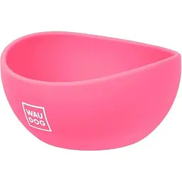 Миска для котів та малих порід собак Waudog Silicone, 250 мл, рожева - мініатюра 2
