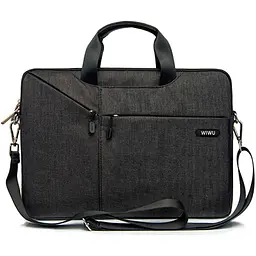Сумка для ноутбука WiWU City Commuter Bag 15.6" Black [6973218931517] [76368]