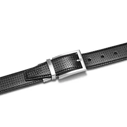 Ремінь чоловічий шкіряний Semi Line Black/Brown (P8232-0 M) - мініатюра 1