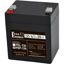 Акумулятор Full Energy FEP-124 AGM 12V (12V/4Ah/48Wh) [112118] - мініатюра 2