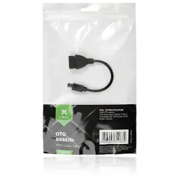 Перехідник OTG USB 2.0 AF to USB-C 0.1m Vinga (VCPDCOTGTCBK) - мініатюра 4