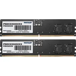 Модуль пам'яті DDR5 Patriot Signature Line 2x8 ГБ 4800 МГц чорний (PSD516G4800K) [175536]