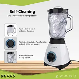 Блендер BROCK BL 1501 WH стаціонарний 500Вт - мініатюра 6