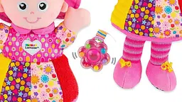 М'яка іграшка підвіска Lamaze Лялька Емілі з брязкальцем L27026 - мініатюра 2