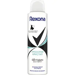 Дезодорант-антиперспірант Rexona Прозорий кристал 150 мл