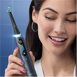 Уцінка. Електрична щітка Oral-B iO Series 9 Duo iOM9d.2J2.2AD 3758+додаткова ручка Black  - мініатюра 10