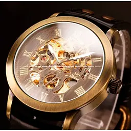 Наручний годинник Winner Salvador Золотистий (297) - мініатюра 6