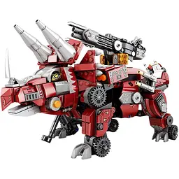Конструктор Reobrix Mecha Dino Трансформер 3в1 динозавр Трицератопс (33003) [160326] - мініатюра 4
