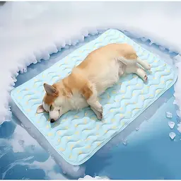 Літня підстилка, що охолоджує Derby Ice Silk Summer Pet Cooling Mat Bananas 50х60 см - мініатюра 4