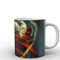 Кухоль GeekLand Тор Thor вогняний TH.02.005 330 мл білий - мініатюра 3