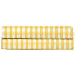 Простирадло полуторне Cosas Yellow Check 155х240 см (YellowCheck_155s)