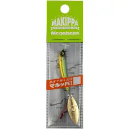 Тейл-спінер Me gabass Makippa 5.0 g Green Gold - мініатюра 2