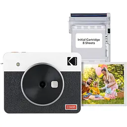 Фотокамера моментального друку Kodak Mini Shot 3 Retro White (192143001386) [169211] - мініатюра 8
