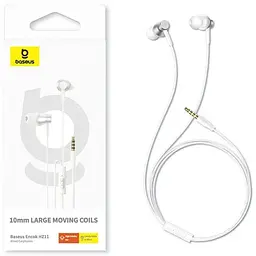 Навушники Baseus Encok HZ11 Wired Earphones A00164200213-Z1 White - мініатюра 5
