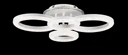 Люстра стельова LED Splendid Ray L2722/2+2, 4 лампи, білий, сучасний стиль, з пультом, димер, 15 см висота, 57 см діаметр - мініатюра 4