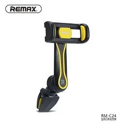 Автотримач Remax RM-C24 чорно-жовтий у решітку повітроводу - мініатюра 3