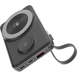 Павербанк Choetech Magnetic Wireless Black 10 000 mAh / 22.5 Вт (B695-BK) - мініатюра 2