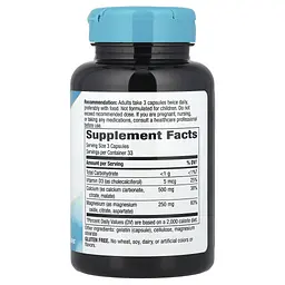 Комплекс із Кальцієм, Магнієм та D-3 Calcium-Magnesium-Vitamin D - 100 капсул - мініатюра 2