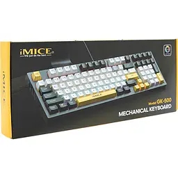 Клавіатура iMice GK500 White-Black [115626] - мініатюра 4