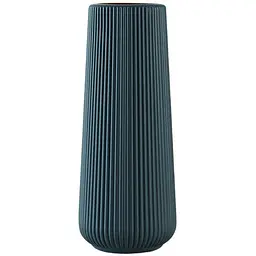 Ваза декоративна МВМ My Home, 23 см, синя (DH-FLOWERS-05 DARK BLUE)