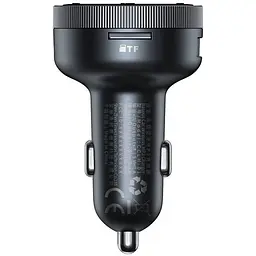 АЗП FM модулятор Baseus Enjoy 17W (2USB-A) (CCLH-01) Чорний - мініатюра 2
