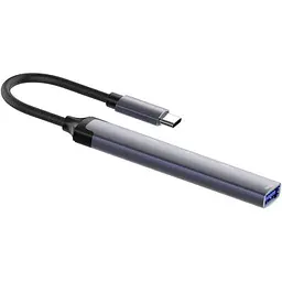 Концентратор ColorWay USB-C 4-в-1 USB2.0х3/USB3.0 (CW-HUB04) - мініатюра 3